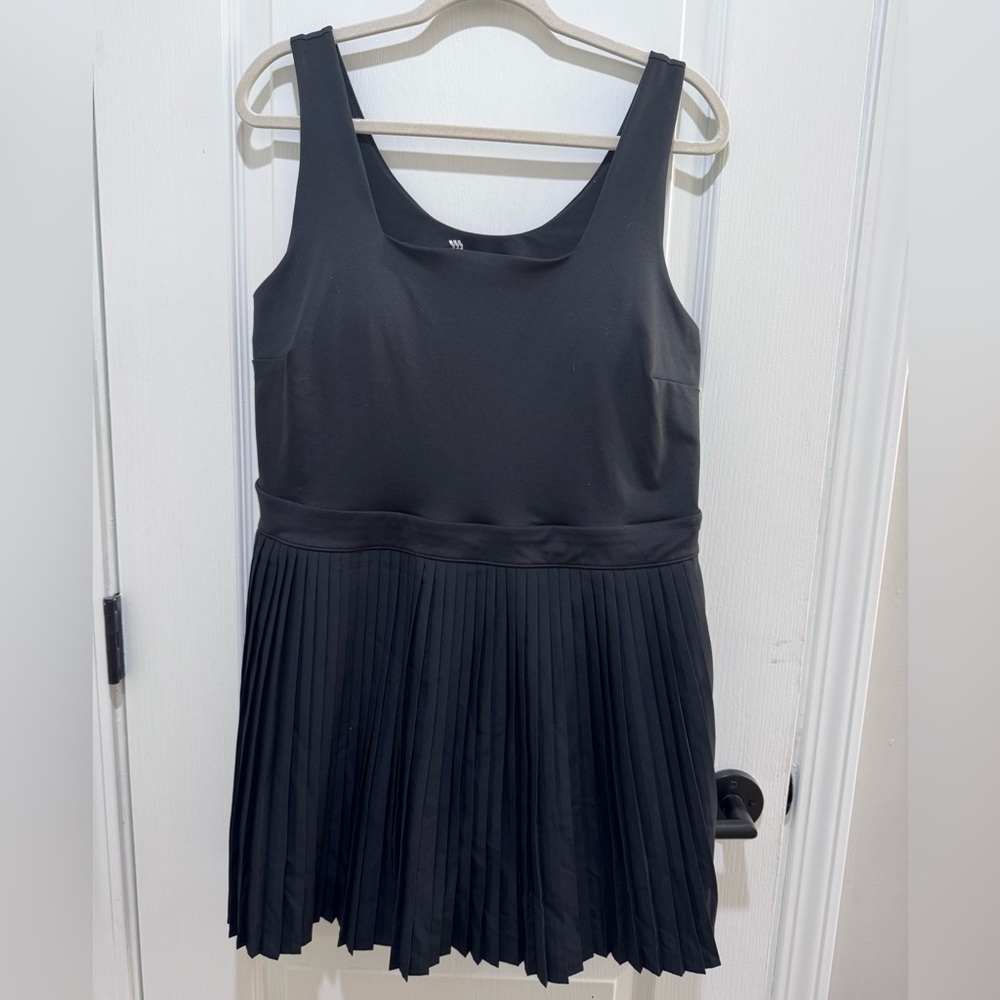 All in Motion Black Pleated athletic Dress- size XXL